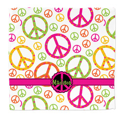 Peace Sign Microfiber Dish Rag (Personalized)