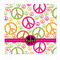 Peace Sign Microfiber Dish Rag - Front/Approval