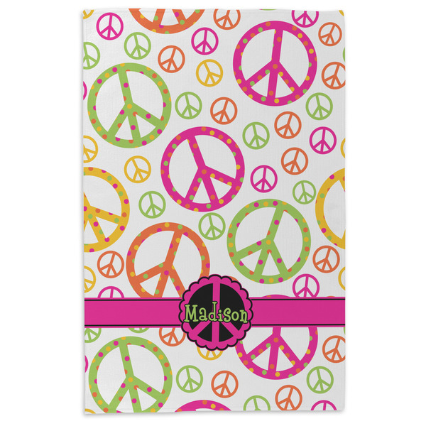 Peace Sign Microfiber Dish Towel - APPROVAL
