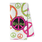 Peace Sign Kitchen Towel - Microfiber (Personalized)