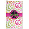 Peace Sign Microfiber Golf Towels - FRONT
