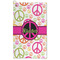 Peace Sign Microfiber Golf Towel (Personalized)