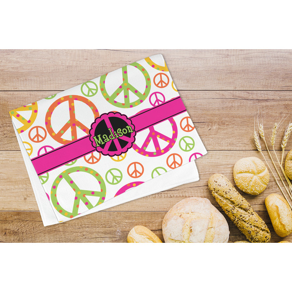 Peace Sign Microfiber Kitchen Towel - LIFESTYLE