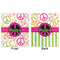 Peace Sign Minky Blanket - 50"x60" - Double Sided - Front & Back