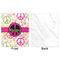 Peace Sign Minky Blanket - 50"x60" - Single Sided - Front & Back