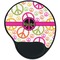 Peace Sign Mouse Pad with Wrist Support - Main