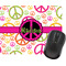 Peace Sign Rectangular Mouse Pad