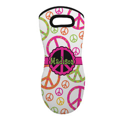 Peace Sign Neoprene Oven Mitt w/ Name or Text