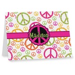 Peace Sign Note cards (Personalized)