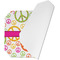 Peace Sign Octagon Placemat - Single front (folded)