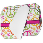 Peace Sign Dining Table Mat - Octagon - Set of 4 (Single-Sided) w/ Name or Text