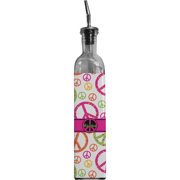 Custom Peace Sign Oil Dispenser Bottle (Personalized)