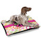 Peace Sign Outdoor Dog Beds - Large - IN CONTEXT