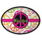 Peace Sign Oval Patch