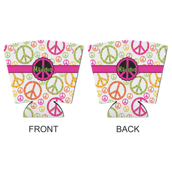 Peace Sign Party Cup Sleeves - with bottom - APPROVAL