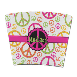 Peace Sign Party Cup Sleeve - without bottom (Personalized)