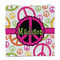 Peace Sign Party Favor Gift Bag - Gloss - Front