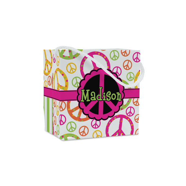 Custom Peace Sign Party Favor Gift Bags - Gloss (Personalized)