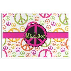 Peace Sign Disposable Paper Placemats (Personalized)