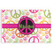 Peace Sign Disposable Paper Placemats (Personalized)