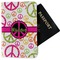 Peace Sign Passport Holder - Fabric (Personalized)