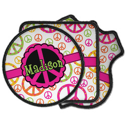 Peace Sign Iron on Patches (Personalized)