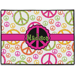 Peace Sign Door Mat - 24"x18" (Personalized)