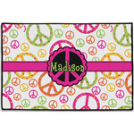 Peace Sign Door Mat - 36"x24" (Personalized)
