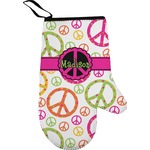 Peace Sign Right Oven Mitt (Personalized)