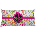 Peace Sign Pillow Case - King (Personalized)