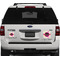 Peace Sign Personalized Square Car Magnets on Ford Explorer