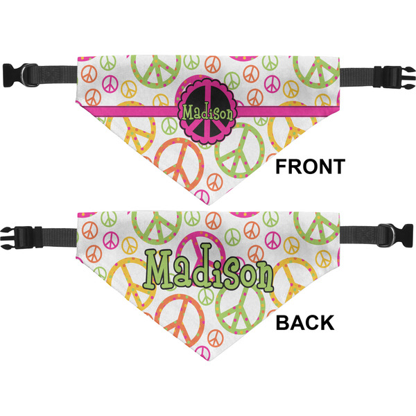 Peace Sign Pet Bandana Approval