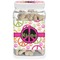 Peace Sign Dog Treat Jar (Personalized)