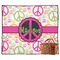 Peace Sign Outdoor Picnic Blanket (Personalized)