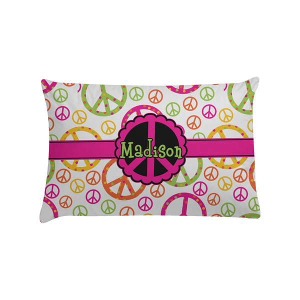 Custom Peace Sign Pillow Case - Standard (Personalized)
