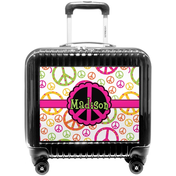 Custom Peace Sign Pilot / Flight Suitcase (Personalized)