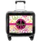 Peace Sign Pilot Bag Luggage with Wheels