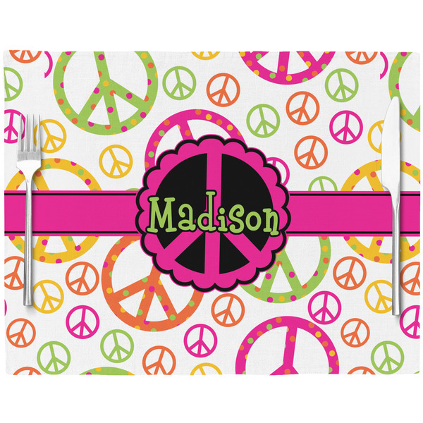 Peace Sign Placemat with Props