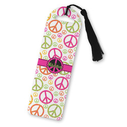 Peace Sign Plastic Bookmark (Personalized)