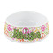 Peace Sign Plastic Dog Bowl - Small (Personalized)