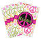 Peace Sign Playing Cards - Hand Back View