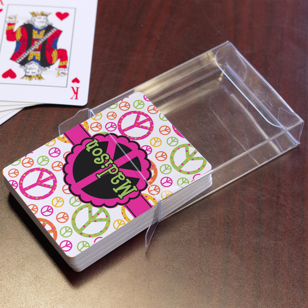 Peace Sign Playing Cards - In Package