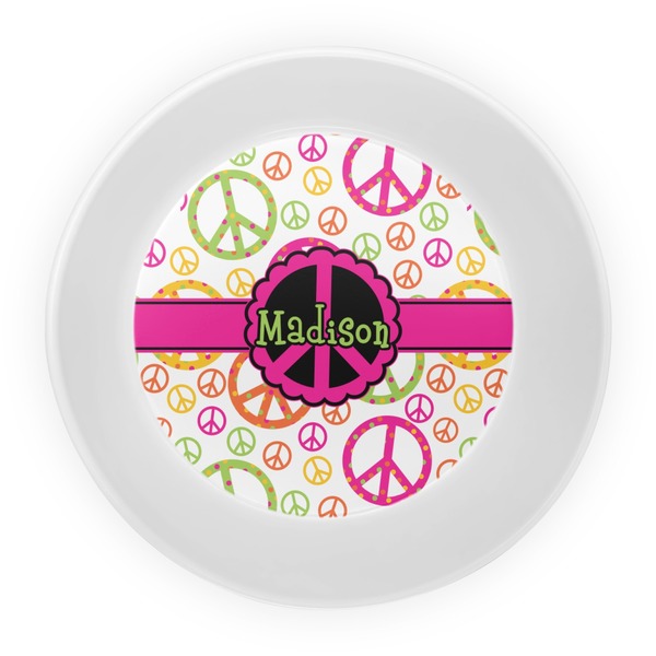 Peace Sign Melamine Bowl - Center
