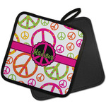 Peace Sign Pot Holder w/ Name or Text