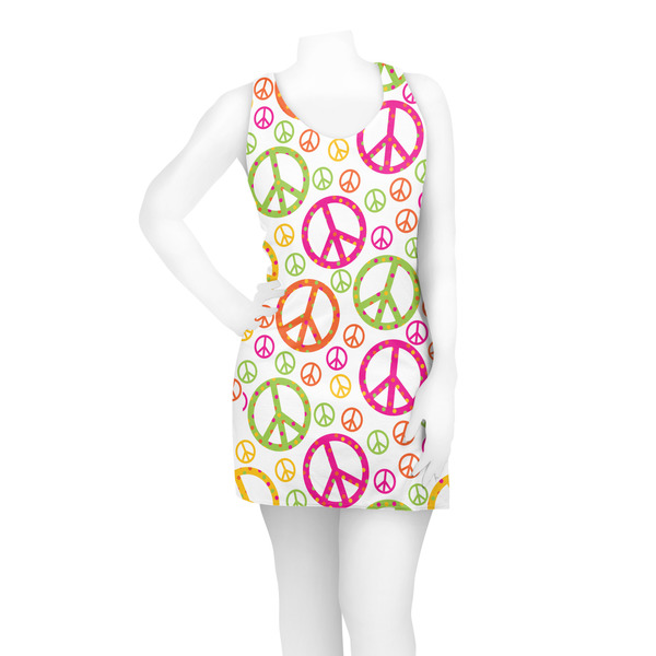 Peace Sign Racerback Dress - On Model - Front