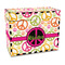 Peace Sign Recipe Box - Full Color - Front/Main