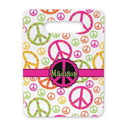 Peace Sign Rectangular Trivet with Handle (Personalized)
