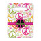 Peace Sign Rectangle Trivet with Handle - FRONT