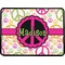Peace Sign Rectangular Trailer Hitch Cover (Personalized)
