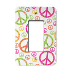 Peace Sign Rocker Style Light Switch Cover